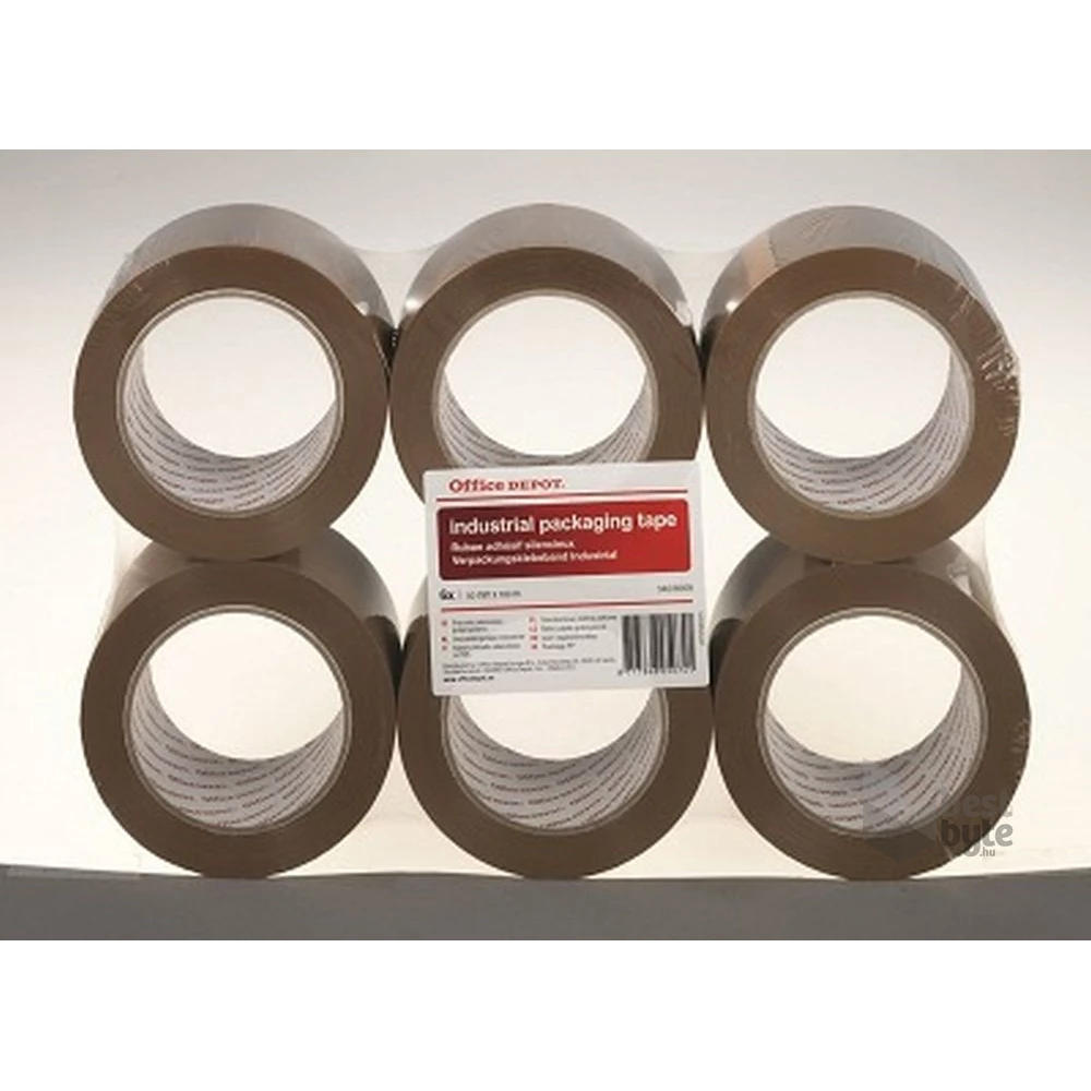 Office Depot 48mmx100m ipari 6db-os barna csomagzáró szalag