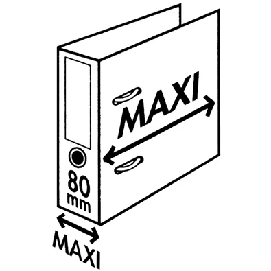 Office Depot A4 1-12 műanyag maxi regiszter