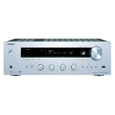 Onkyo TX-8130 ezüst hálózati sztereó rádióerősítő