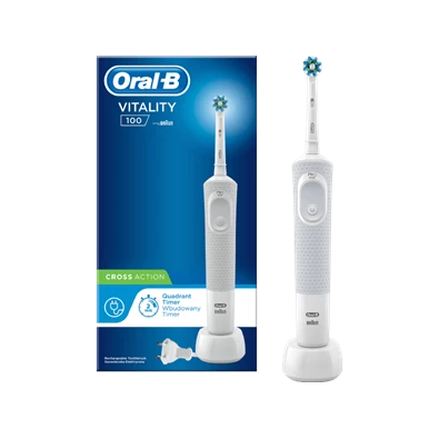 Oral-B Vitality 100 Cross Action fehér elektromos fogkefe