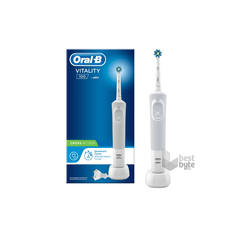 Oral-B Vitality 100 Cross Action fehér elektromos fogkefe
