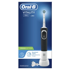 Oral-B Vitality 100 Cross Action fekete elektromos fogkefe