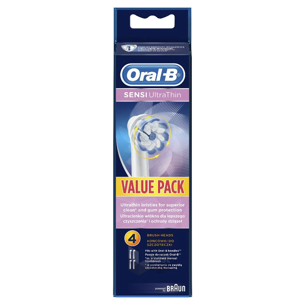 Oral-B EB60-4  Sensitive Clean 4 db-os fogkefefej szett