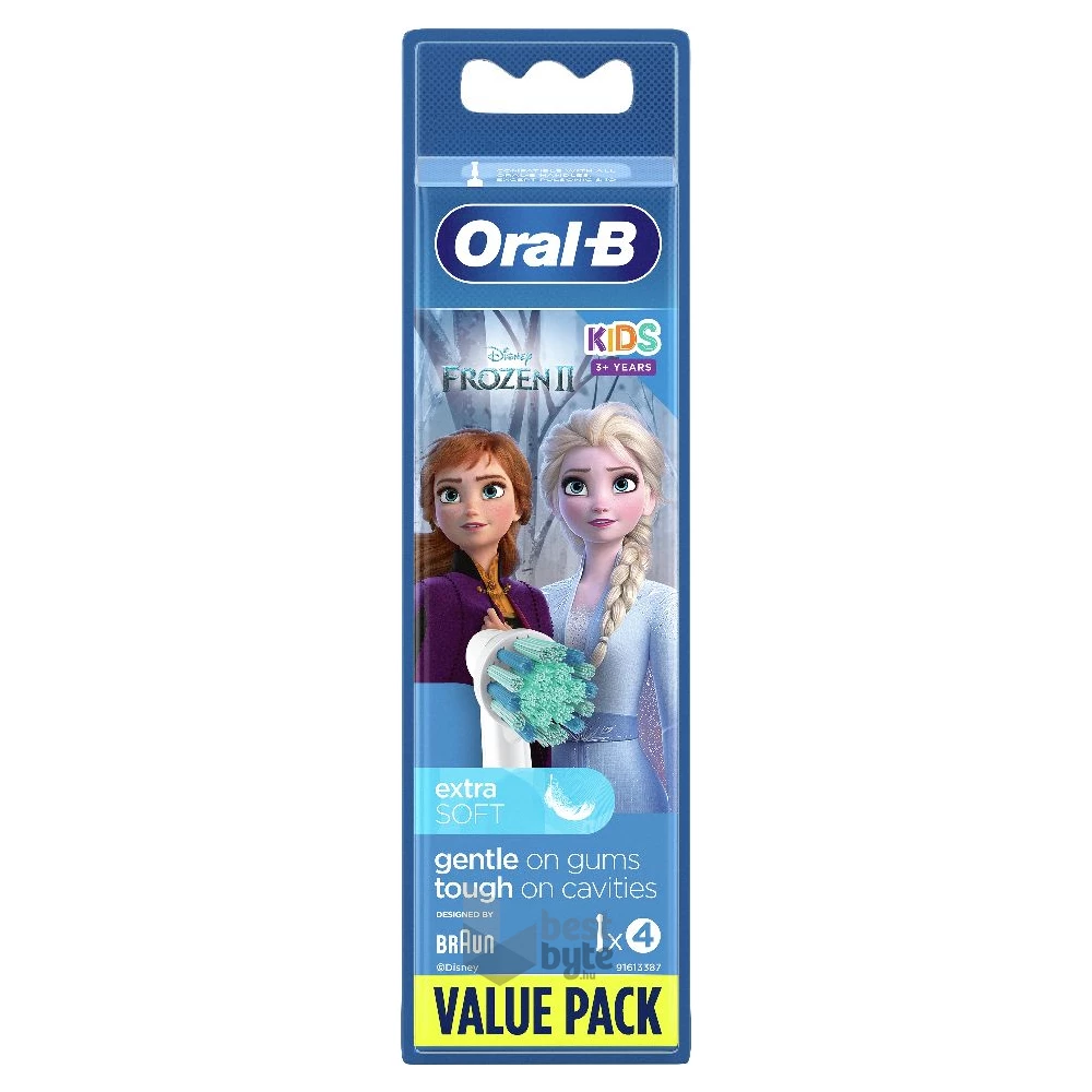 Oral-B Kids Jégvarázs 2 4 db-os fogkefefej szett