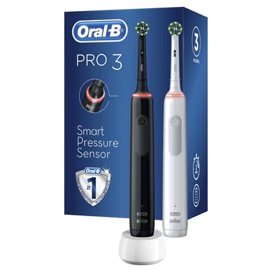 Oral-B Pro 3 3900 Duo 2 db-os elektromos fogkefe szett