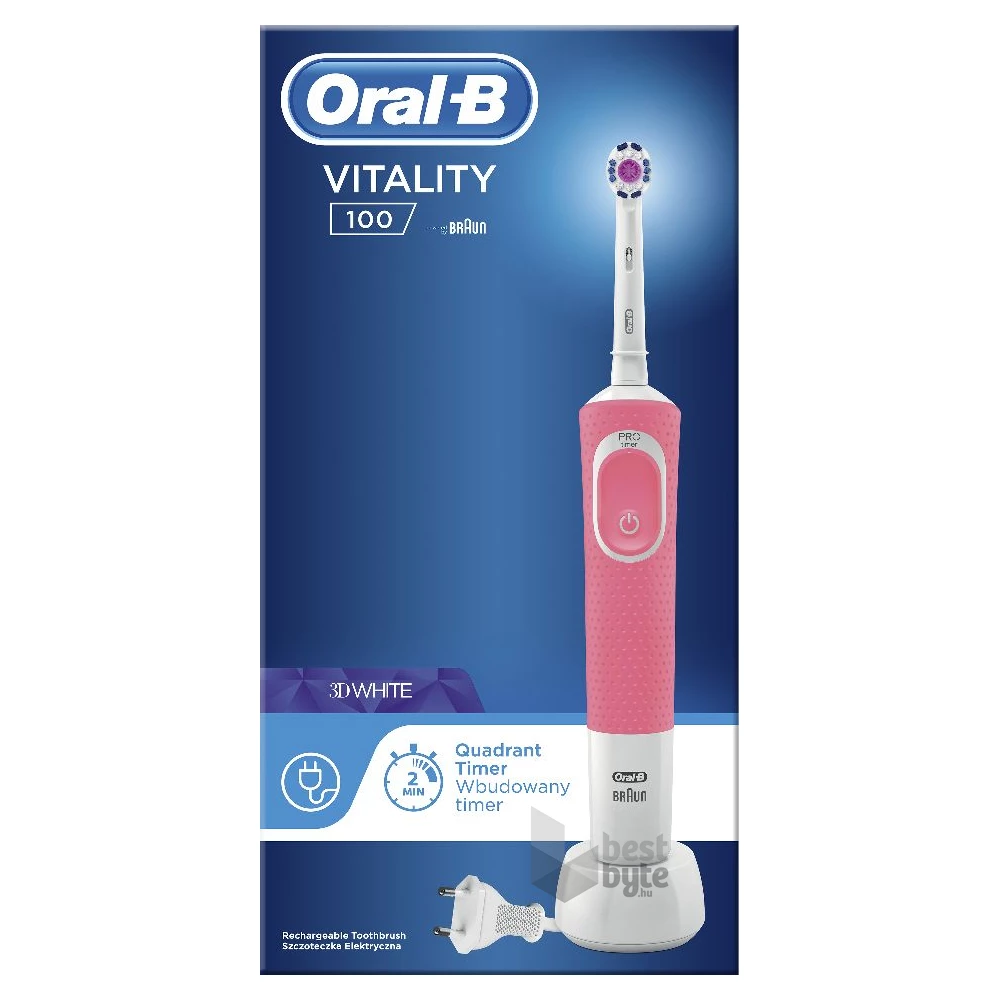 Oral-B Vitality 100 rózsaszín elektromos fogkefe