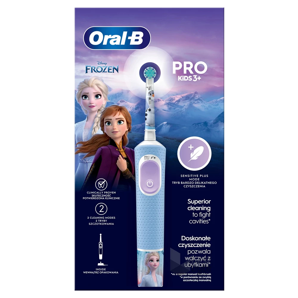 Oral-B D103 Vitality PRO Jégvarázs gyerek elektromos fogkefe