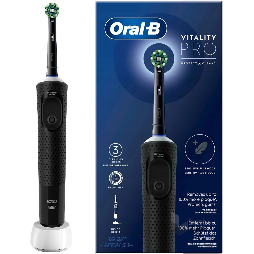 Oral-B D103 Vitality fekete elektromos fogkefe