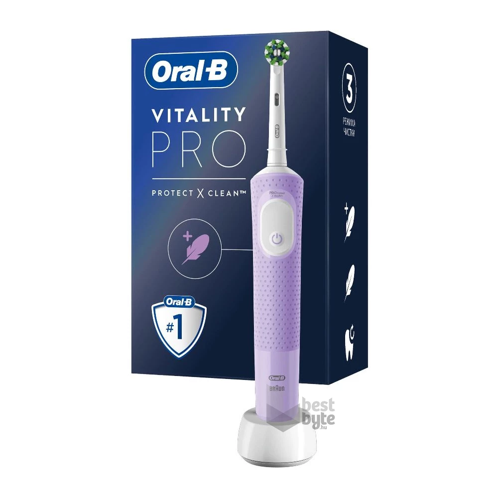 Oral-B D103 Vitality lila elektromos fogkefe