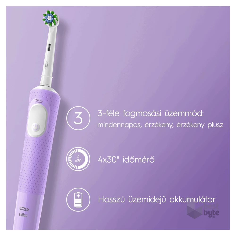 Oral-B D103 Vitality lila elektromos fogkefe