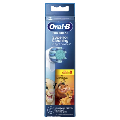 Oral-B EB10-8 Lion King 8 db-os gyerek elektromos fogkefe pótfej szett