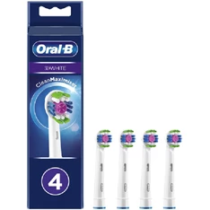 Oral-B EB18-4 3D White 4 db-os elektromos fogkefe pótfej szett