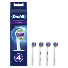 Oral-B EB18-4 3D White fehér 4 db-os elektromos fogkefe pótfej szett
