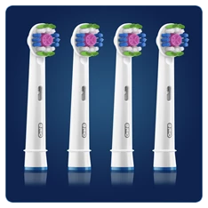 Oral-B EB18-4 3D White fehér 4 db-os elektromos fogkefe pótfej szett
