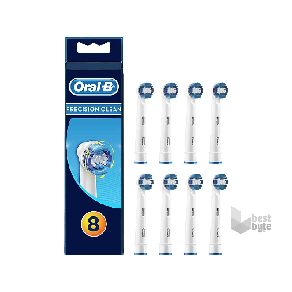 Oral-B EB20-8 Precision Clean 8 db-os elektromos fogkefe pótfej szett