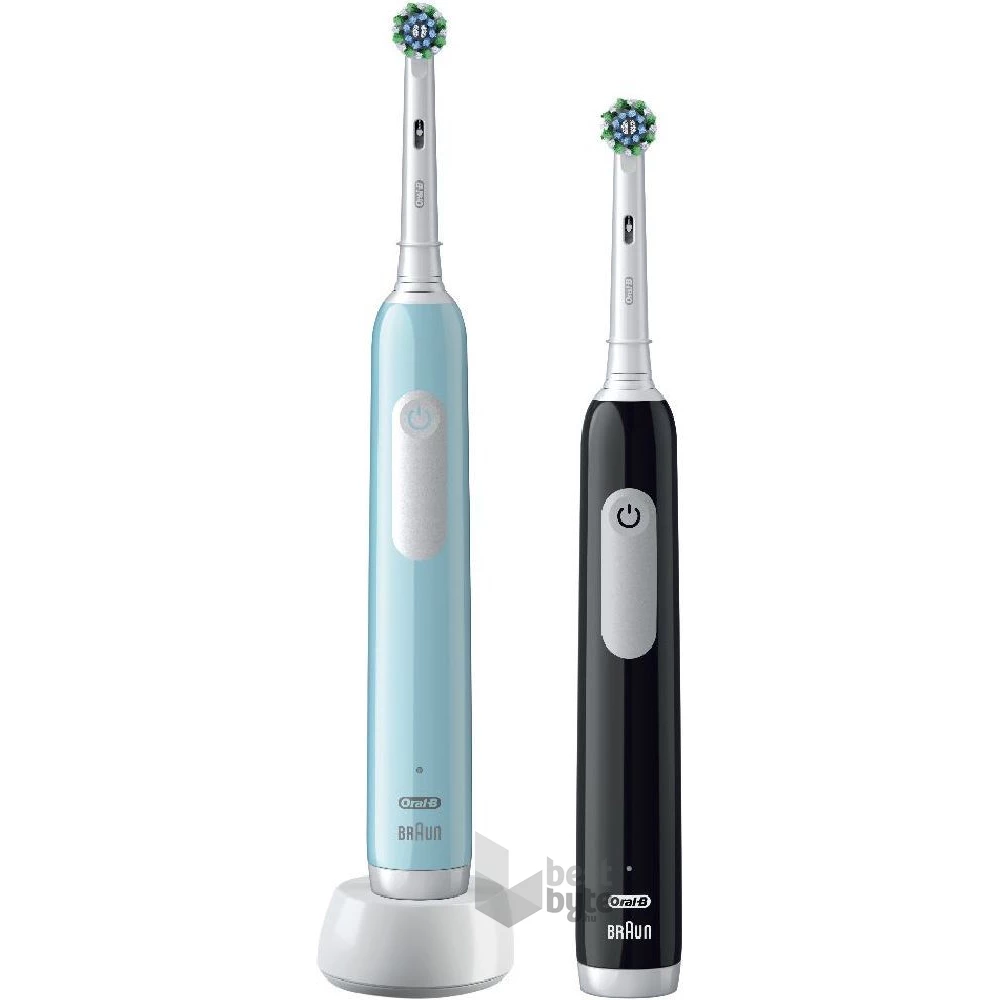 Oral-B PRO1 + Blue, Black X-Clean elektromos fogkefe + bónusz handle