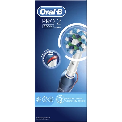 Oral-B PRO 2 2000 kék elektromos fogkefe