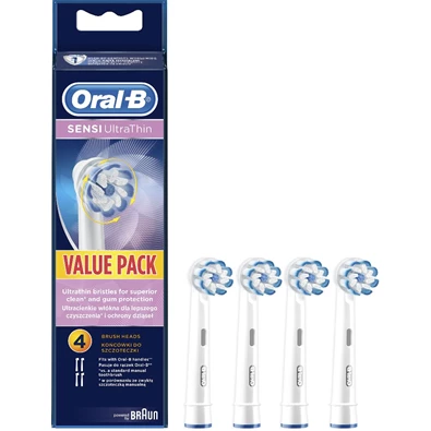 Oral-B EB60-4  Sensitive Clean 4 db-os fogkefefej szett