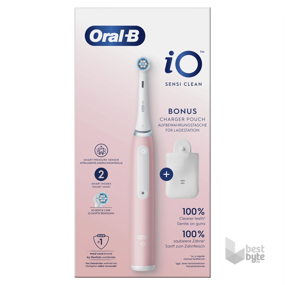 Oral-B iO3 Sensi Clean elektromos fogkefe + töltő tasak