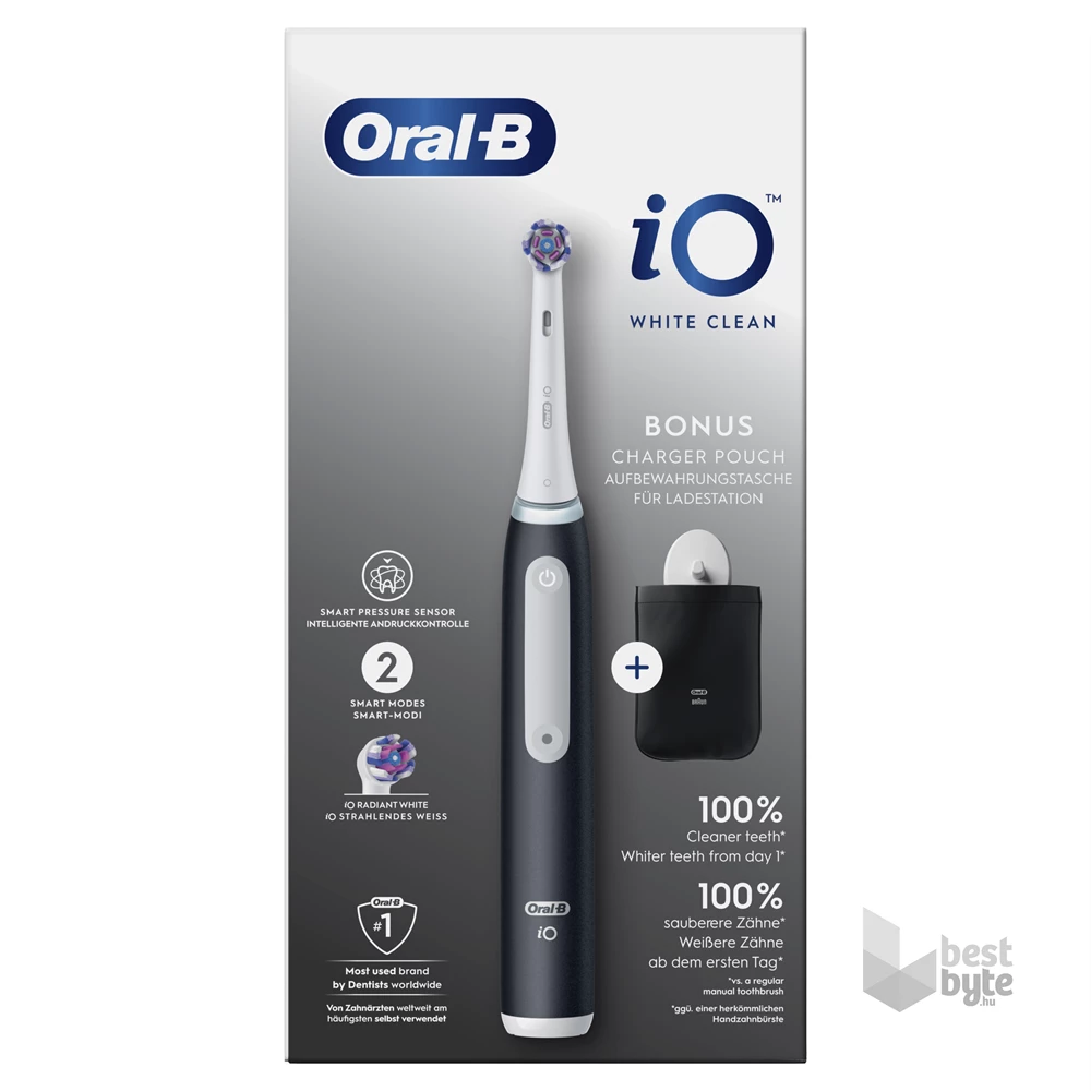 Oral-B iO3 White Clean elektromos fogkefe + töltő tasak