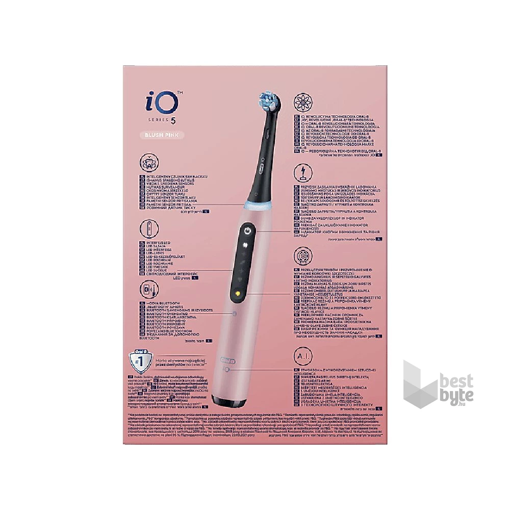 Oral-B iO series 5 Pink elektromos fogkefe