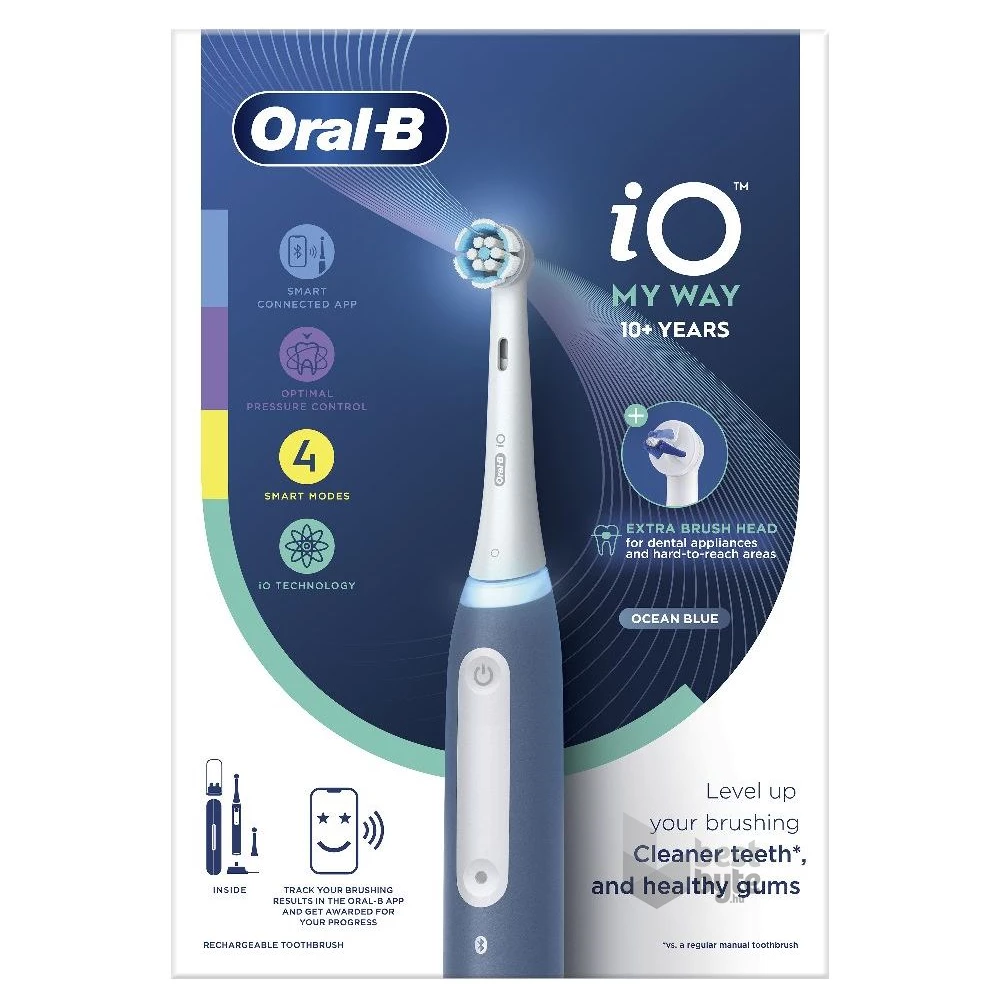 Oral-B iO series  My Way Ocean Blue elektromos fogkefe pótfejjel