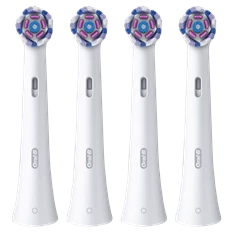 Oral-B iO Radiant White Rainbow fehér 4 db-os fogkefefej szett