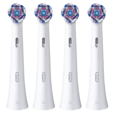Oral-B iO Radiant White Rainbow fehér 4 db-os fogkefefej szett