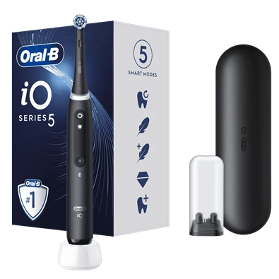 Oral-B iO Series 5 matt fekete elektromos fogkefe
