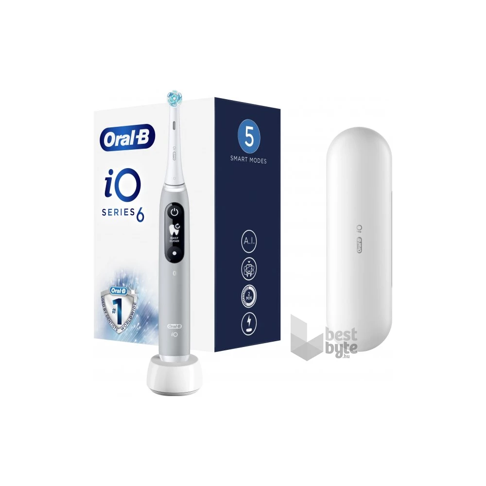 Oral-B iO Series 6 opálszürke elektromos fogkefe