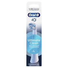 Oral-B iO Ultimate Clean White 4 db-os fogkefefej szett - új