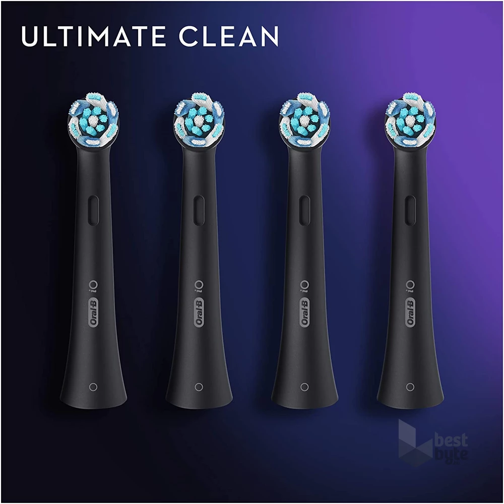 Oral-B iO Ultimate Clean 4 db-os fekete fogkefefej szett