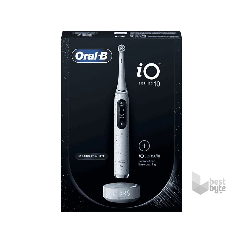 Oral-B iO series 10 Stardust White elektromos fogkefe