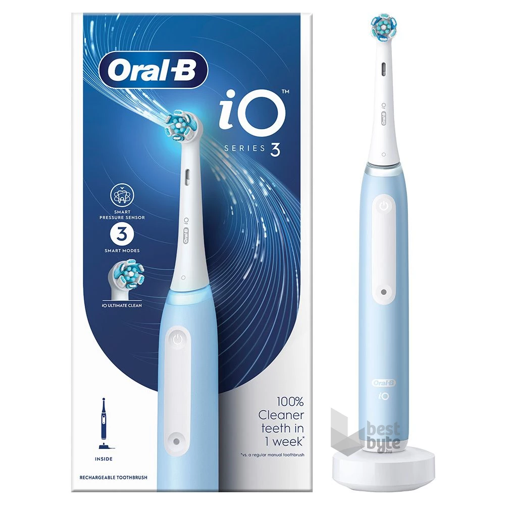 Oral-B iO series 3 Ice Blue elektromos fogkefe