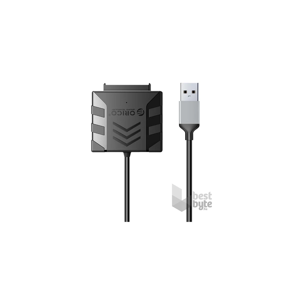 Orico Dokkoló adapter - 3.5" SATA HDD Adapter (2,5"/3,5" HDD/SSD -> USB-A2.0, Max.: 2TB, 30cm, fekete)