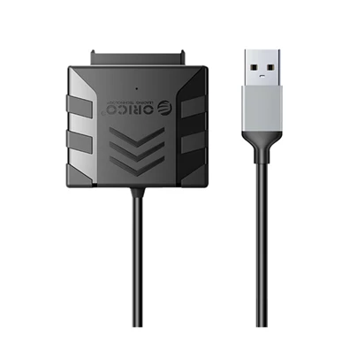 Orico Dokkoló adapter - 3.5" SATA HDD Adapter (2,5"/3,5" HDD/SSD -> USB-A2.0, Max.: 2TB, 30cm, fekete)