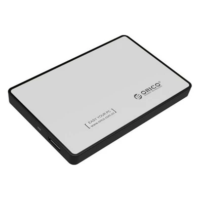 Orico Külső HDD/SSD Ház 2.5" - 2588US3-V1-SV/33/ (USB-A, Max.: 9,5 mm Max.: 4TB, ezüst)