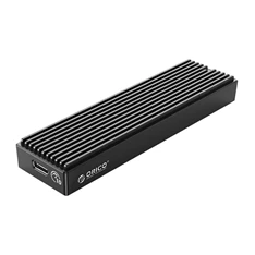 Orico Külső M.2 ház - M2PV-C3-BK/72/ (USB-C 3.1 Gen2 -> M.2 NVMe, Max.: 2TB, 10 Gbps)
