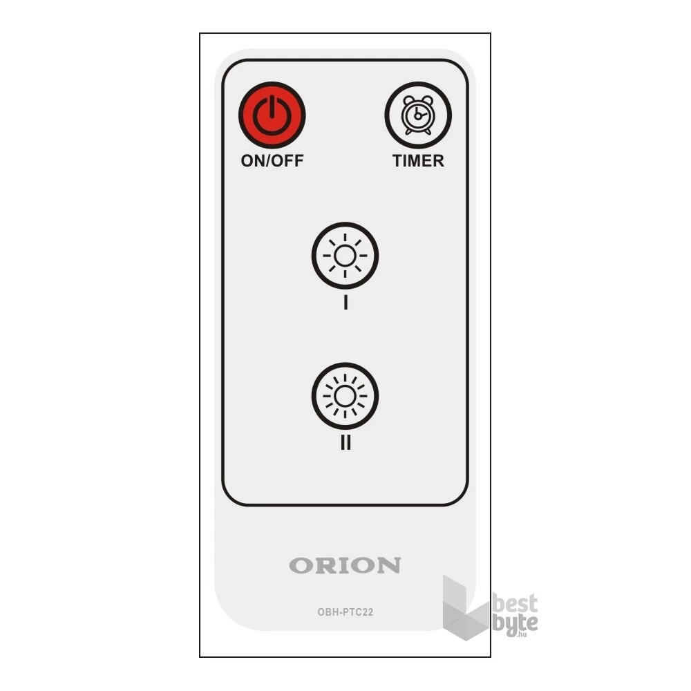 Orion OBH-PTC22 kerámiabetétes fürdőszobai hősugárzó