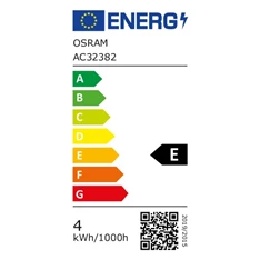 Osram Base átlátszó üveg búra/4W/470lm/4000K/E14/dobozos LED gyertya izzó 3 db