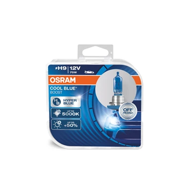 Osram Cool Blue Boost 62213CBB-HCB H9/12V/75W/4800K kék fényszóró