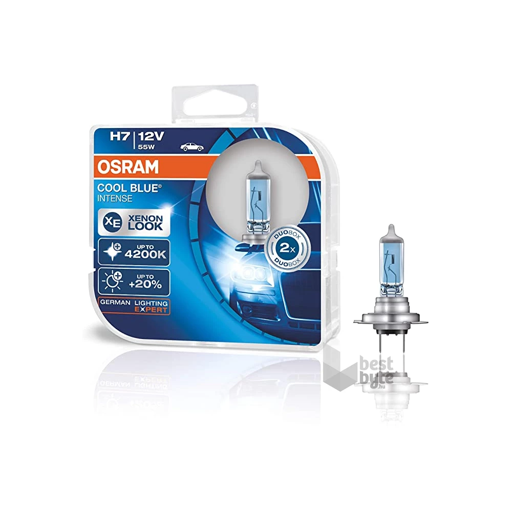 Osram Cool Blue Intense 64210CBI-HCB H7/12V/55W/4200K kék fényszóró