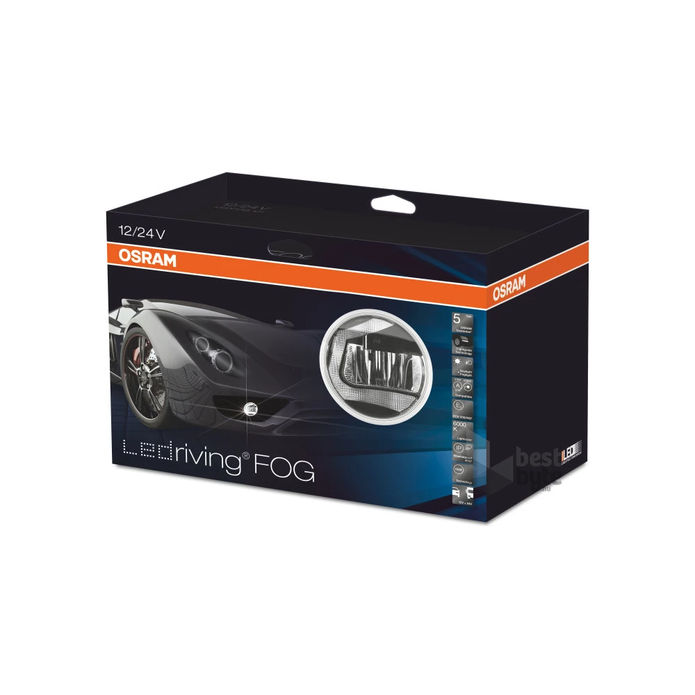 Osram LED FOG 102 12/24V/7/12W/6000K nappali menetfény és ködlámpa