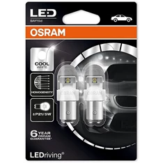 Osram LEDriving Premium 1557CW-02B 2W/0,4W/12V/BAY15d/6000K/P21/5W segédizzó