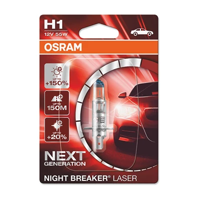 Osram Night Breaker Laser 64150NL-01B H1/12V/55W fényszóró