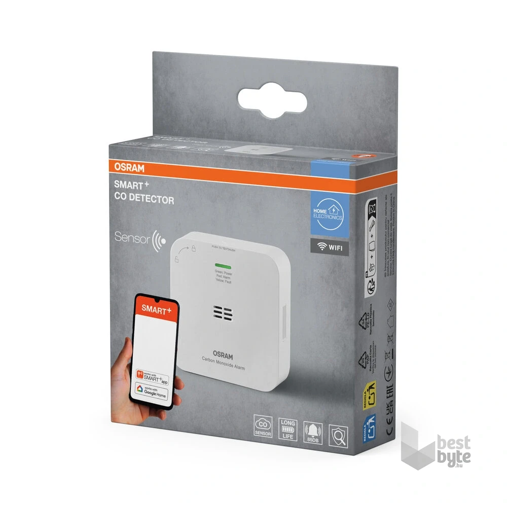 Osram Smart+ Wifi okos szénmonoxid érzékelő