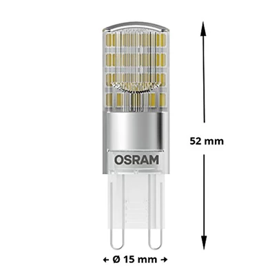 Osram Star átlátszó búra/2,6W/320lm/2700K/G9 230V LED kapszula