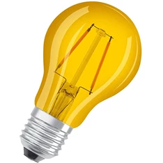 Osram Star üveg búra/2,5W/235lm/2200K/E27/sárga LED körte izzó