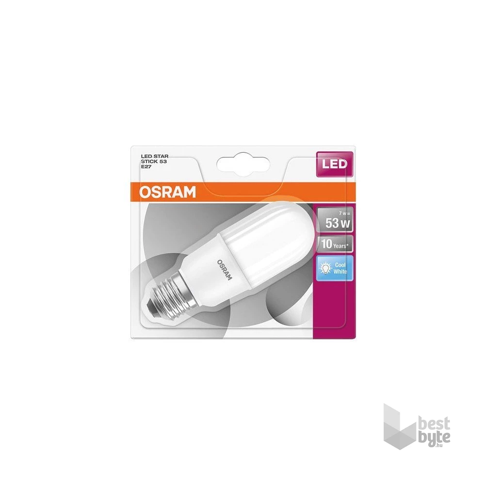 OSRAM LED STAR CL STICK FR 60 8W/840 E27 LED fényforrás