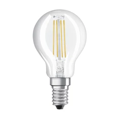 Osram Star átlátszó üveg búra/4W/470lm/2700K/E14 LED kisgömb izzó